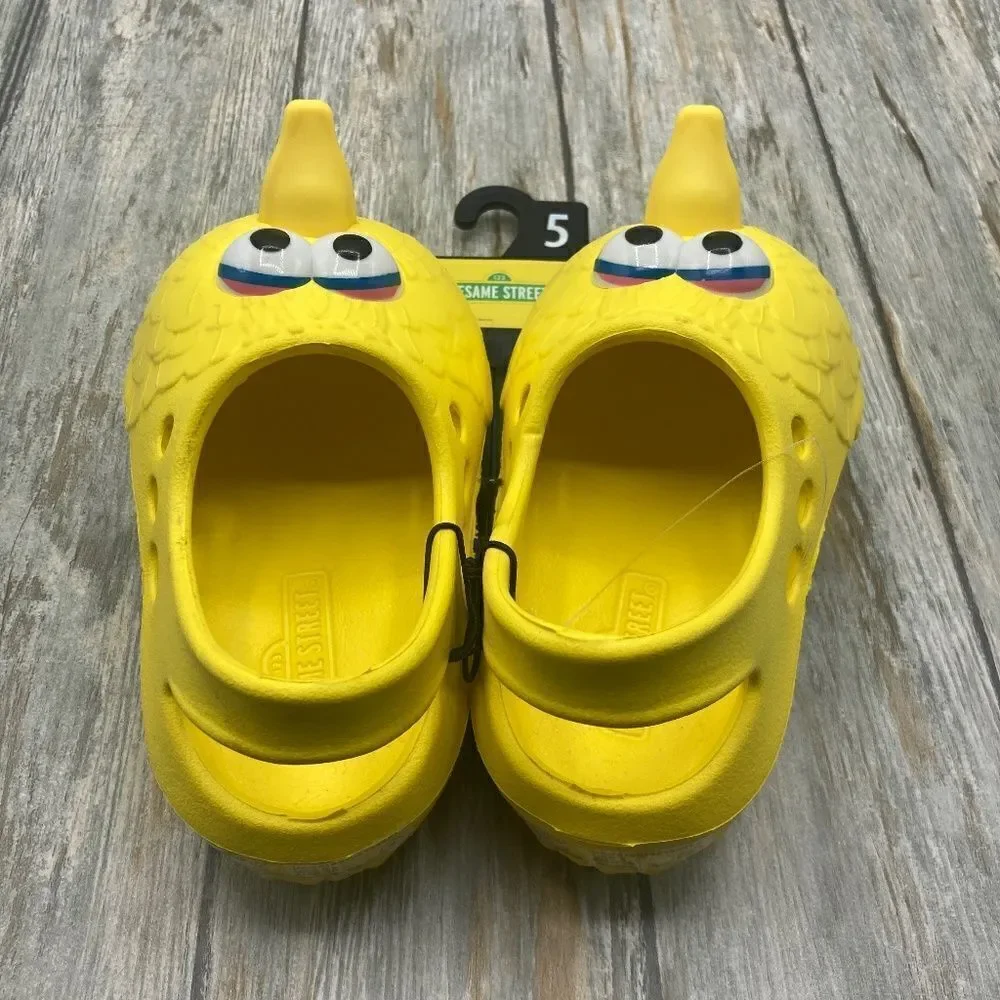 Baby Infant Sesame Street Big Bird Clogs Shoes Size 5